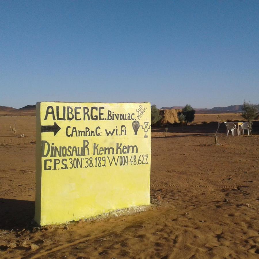 Hotel Auberge Dinosaur Kem Kem Tafraoute Sidi Ali Exteriér fotografie